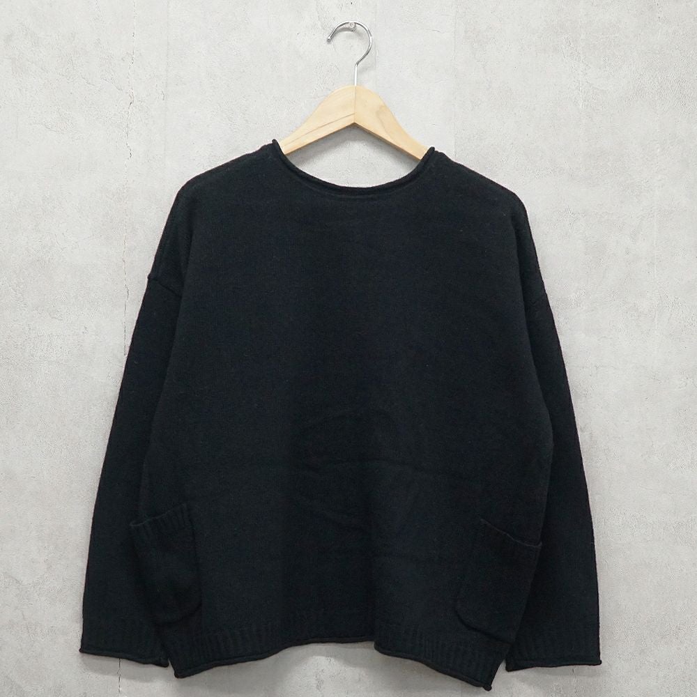 Branch m‘.,ブランチエム,ナチュラル,30代,40代,50代,60代,ウール,ゆったり,knit,ニット,ウール混,ボトルネック,プルオーバー,プルオーバーニット,カラーニット,カーディガン,ニットカーディガン,2way,2wayニット