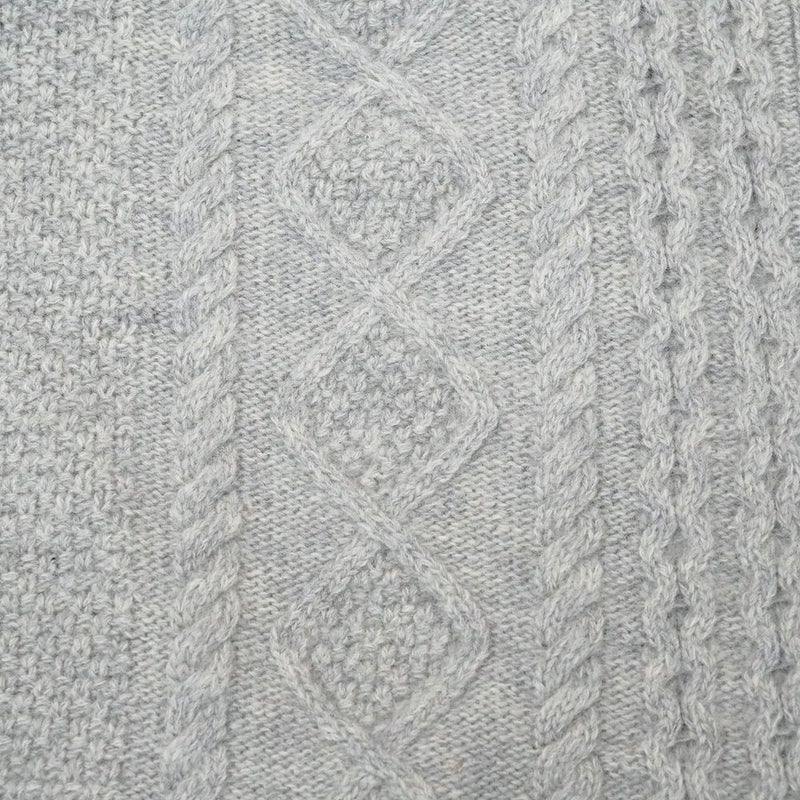 Branch m‘.,ブランチエム,ナチュラル,30代,40代,50代,60代,ウール,ゆったり,knit,ニット,ウール混,カーディガン,ケーブルニット,ケーブルニットカーディガン,ニットカーディガン,ニットカーデ,ケーブル編み