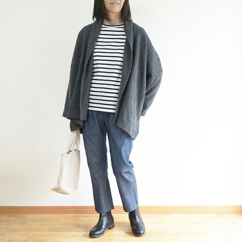 Branch m‘.,ブランチエム,ナチュラル,30代,40代,50代,60代,ゆったり,ウール,カーディガン,ウールカーディガン,トッパーカーディガン,羽織,