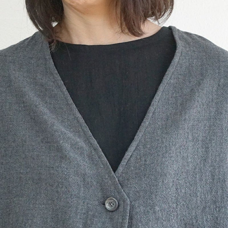 Branch m‘.,ブランチエム,ナチュラル,30代,40代,50代,60代,ゆったり,ウール,カーディガン,ウールカーディガン,ボレロカーディガン,羽織,