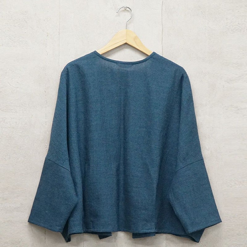 Branch m‘.,ブランチエム,ナチュラル,30代,40代,50代,60代,ゆったり,ウール,カーディガン,ウールカーディガン,ボレロカーディガン,羽織,