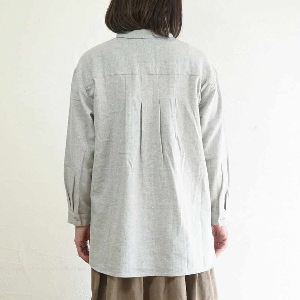 Branch m‘.,ブランチエム,ナチュラル,30代,40代,50代,60代,コットン,綿,ゆったり,blouse,ブラウス,シャツ,チュニック,シャツチュニック,チュニックブラウス