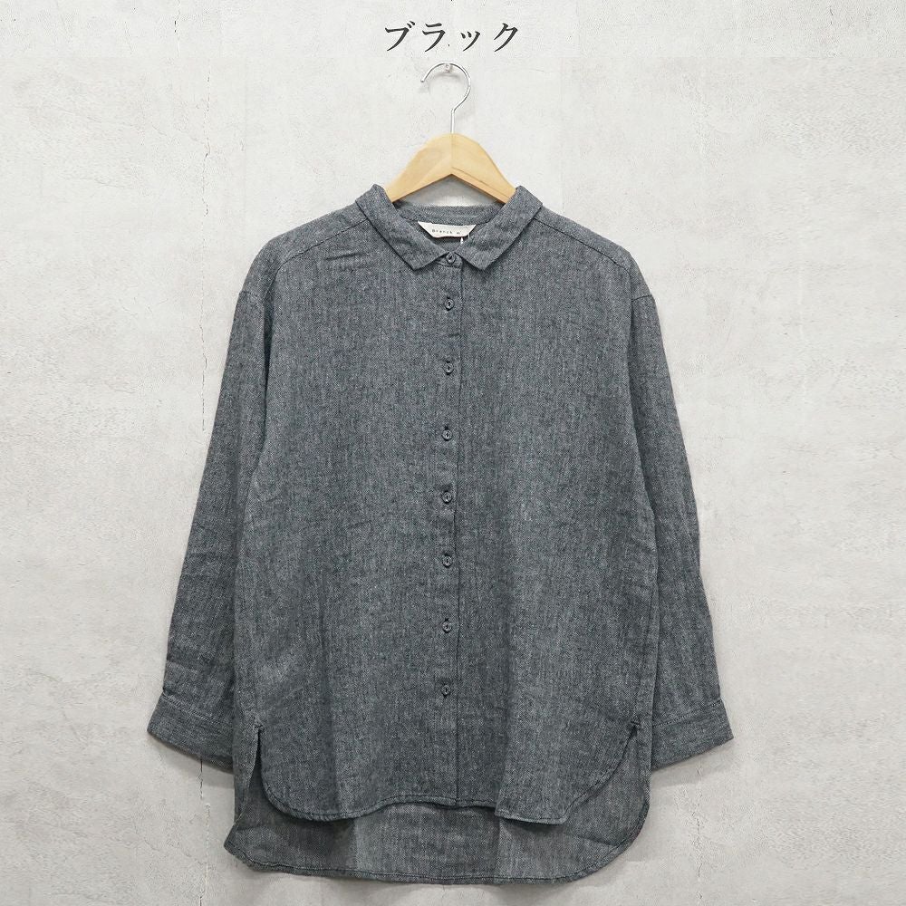 Branch m‘.,ブランチエム,ナチュラル,30代,40代,50代,60代,コットン,綿,ゆったり,blouse,ブラウス,シャツ,チュニック,シャツチュニック,チュニックブラウス