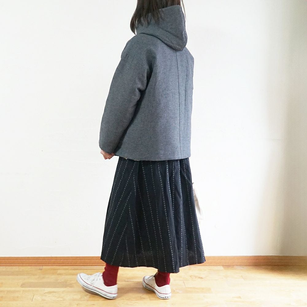 Branch m‘.,ブランチエム,ナチュラル,30代,40代,50代,60代,ゆったり,アウター,ダウン,ボンディング,ジャケット,フード,中綿