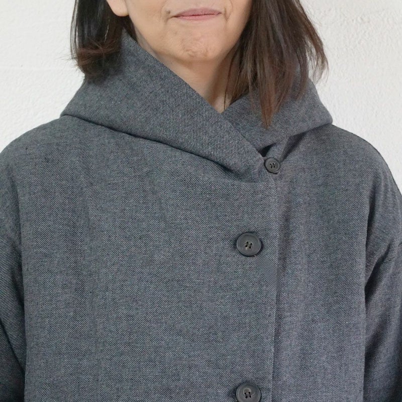 Branch m‘.,ブランチエム,ナチュラル,30代,40代,50代,60代,ゆったり,アウター,ダウン,ボンディング,ジャケット,フード,中綿