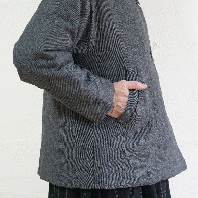 Branch m‘.,ブランチエム,ナチュラル,30代,40代,50代,60代,ゆったり,アウター,ダウン,ボンディング,ジャケット,フード,中綿