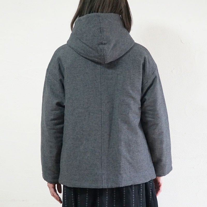 Branch m‘.,ブランチエム,ナチュラル,30代,40代,50代,60代,ゆったり,アウター,ダウン,ボンディング,ジャケット,フード,中綿