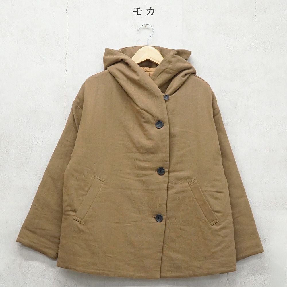 Branch m‘.,ブランチエム,ナチュラル,30代,40代,50代,60代,ゆったり,アウター,ダウン,ボンディング,ジャケット,フード,中綿