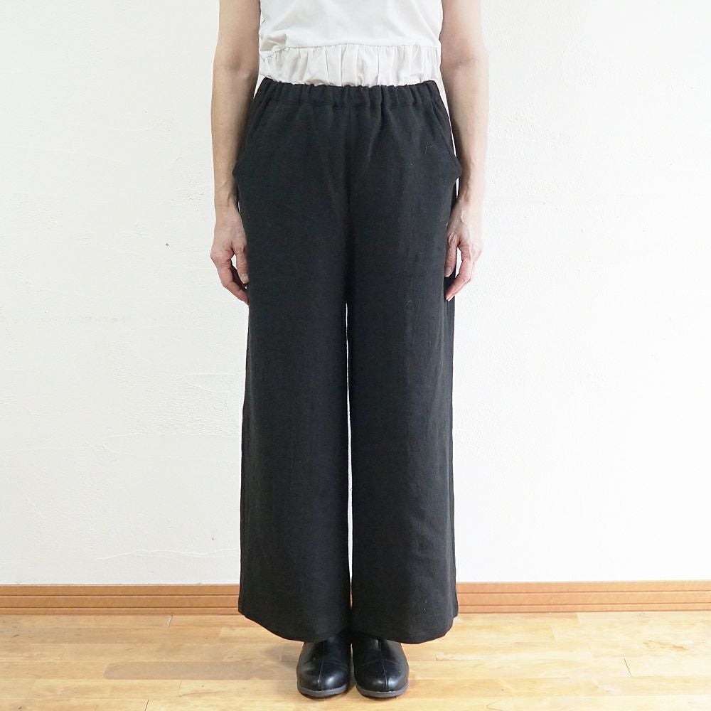 Branch m‘.,ブランチエム,ナチュラル,30代,40代,50代,60代,ゆったり,ウール,リネン,リネンウール,パンツ,ワイドパンツ,ストレートパンツ,