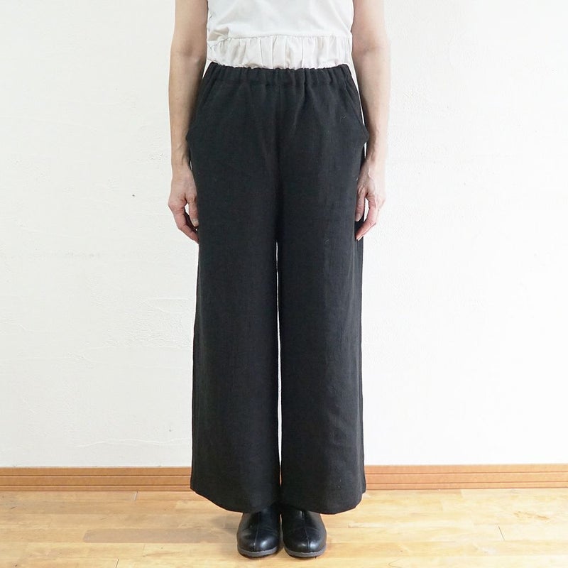 Branch m‘.,ブランチエム,ナチュラル,30代,40代,50代,60代,ゆったり,ウール,リネン,リネンウール,パンツ,ワイドパンツ,ストレートパンツ,