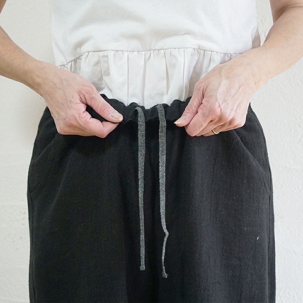 Branch m‘.,ブランチエム,ナチュラル,30代,40代,50代,60代,ゆったり,ウール,リネン,リネンウール,パンツ,ワイドパンツ,ストレートパンツ,