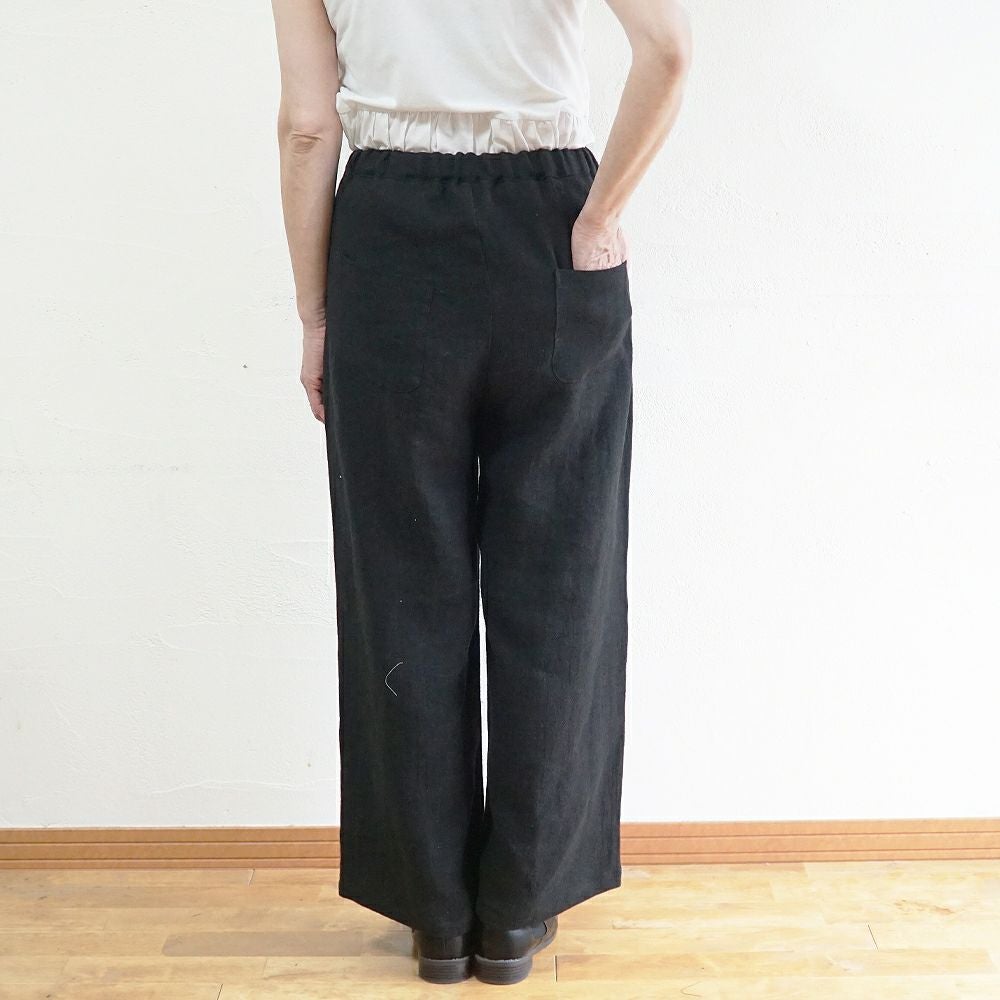 Branch m‘.,ブランチエム,ナチュラル,30代,40代,50代,60代,ゆったり,ウール,リネン,リネンウール,パンツ,ワイドパンツ,ストレートパンツ,
