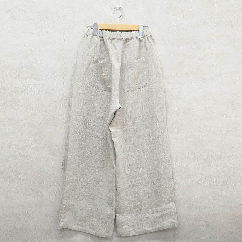 Branch m‘.,ブランチエム,ナチュラル,30代,40代,50代,60代,ゆったり,ウール,リネン,リネンウール,パンツ,ワイドパンツ,ストレートパンツ,