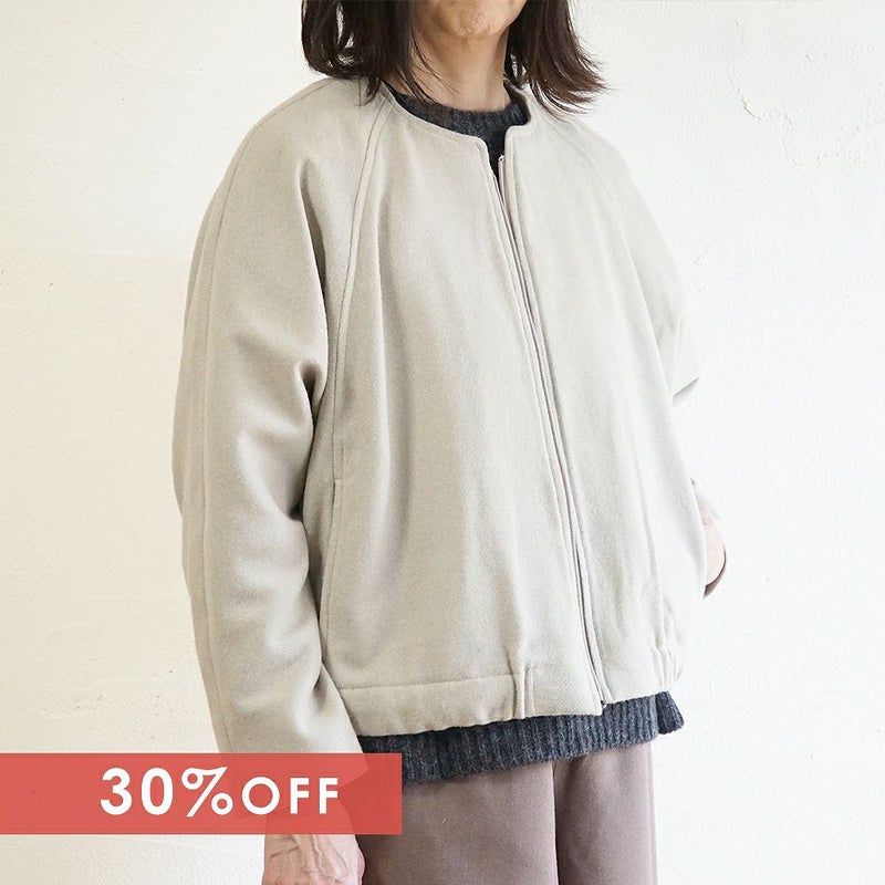 Branch m‘.,ブランチエム,ナチュラル,30代,40代,50代,60代,ウール,ゆったり,コート,ジャケット,ブルゾン,ラグラン,ラグランスリーブ,裏地,