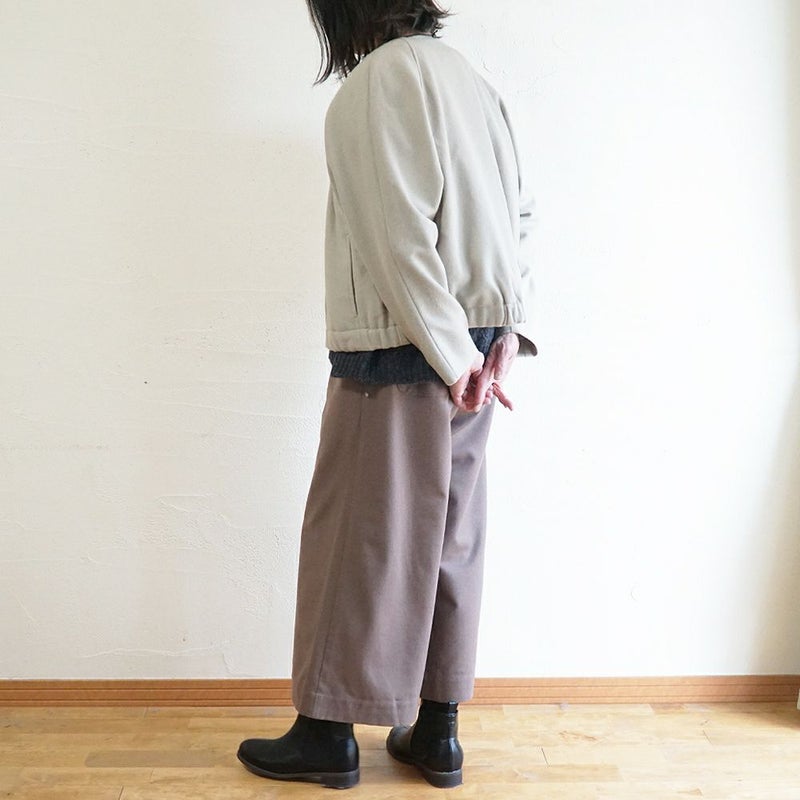 Branch m‘.,ブランチエム,ナチュラル,30代,40代,50代,60代,ウール,ゆったり,コート,ジャケット,ブルゾン,ラグラン,ラグランスリーブ,裏地,