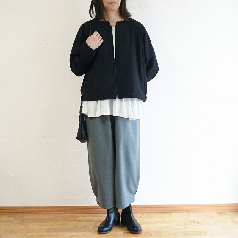 Branch m‘.,ブランチエム,ナチュラル,30代,40代,50代,60代,ウール,ゆったり,コート,ジャケット,ブルゾン,ラグラン,ラグランスリーブ,裏地,