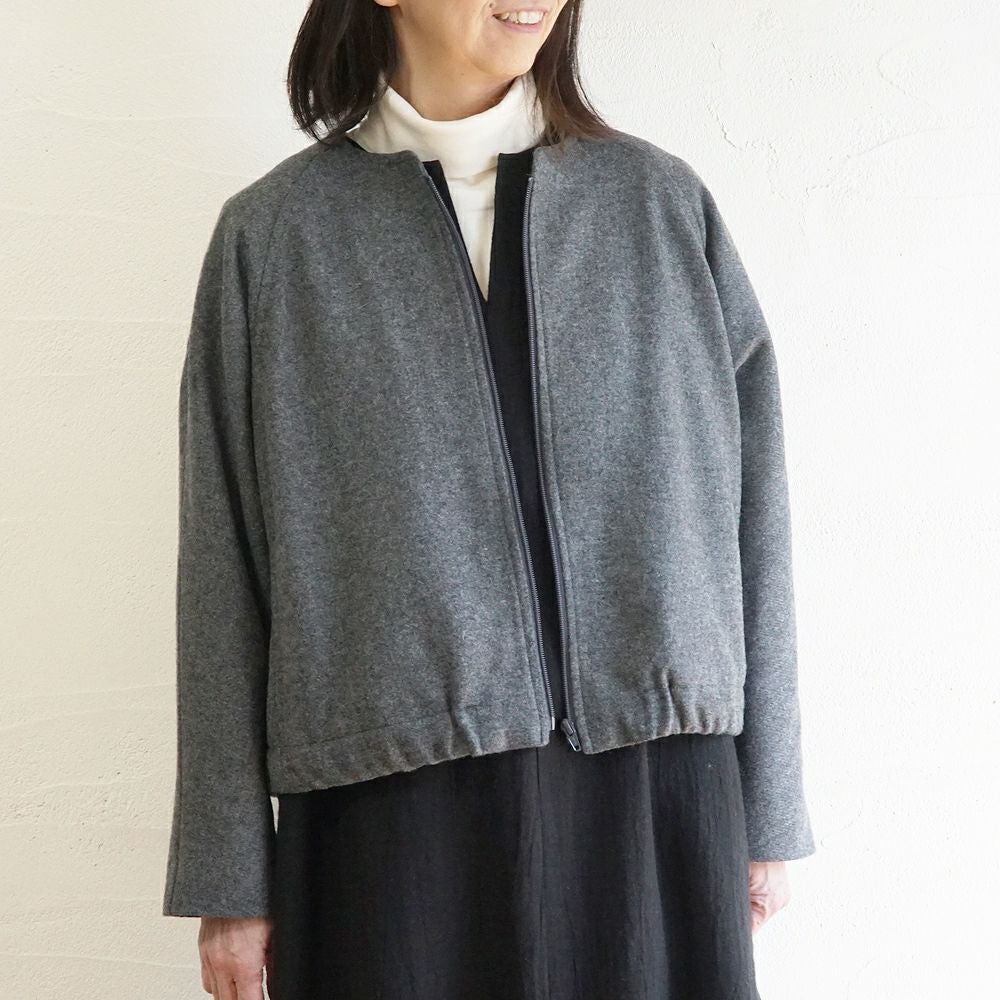 Branch m‘.,ブランチエム,ナチュラル,30代,40代,50代,60代,ウール,ゆったり,コート,ジャケット,ブルゾン,ラグラン,ラグランスリーブ,裏地,