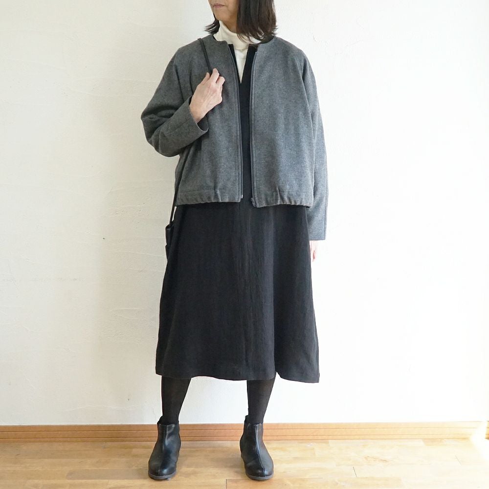 Branch m‘.,ブランチエム,ナチュラル,30代,40代,50代,60代,ウール,ゆったり,コート,ジャケット,ブルゾン,ラグラン,ラグランスリーブ,裏地,