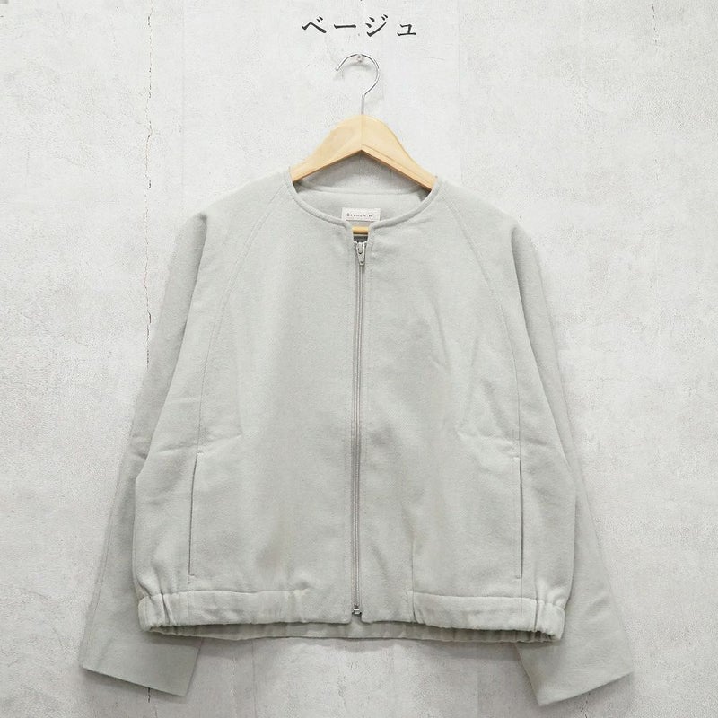 Branch m‘.,ブランチエム,ナチュラル,30代,40代,50代,60代,ウール,ゆったり,コート,ジャケット,ブルゾン,ラグラン,ラグランスリーブ,裏地,