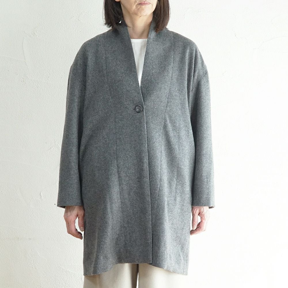 Branch m‘.,ブランチエム,ナチュラル,30代,40代,50代,60代,ウール,ゆったり,コート,ジャケット,トッパー,裏地