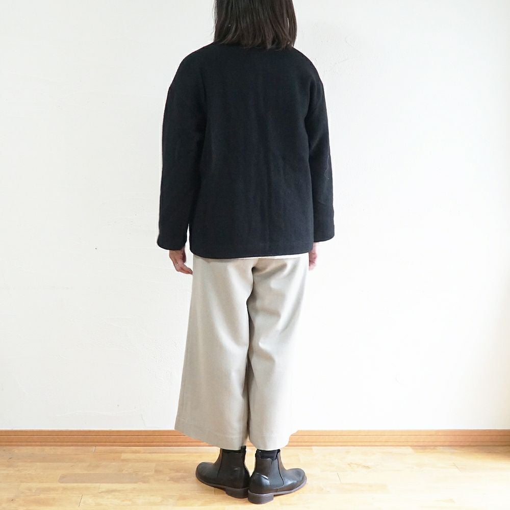 Branch m‘.,ブランチエム,ナチュラル,30代,40代,50代,60代,ゆったり,ウール,パンツ,ワイドパンツ,裏地,