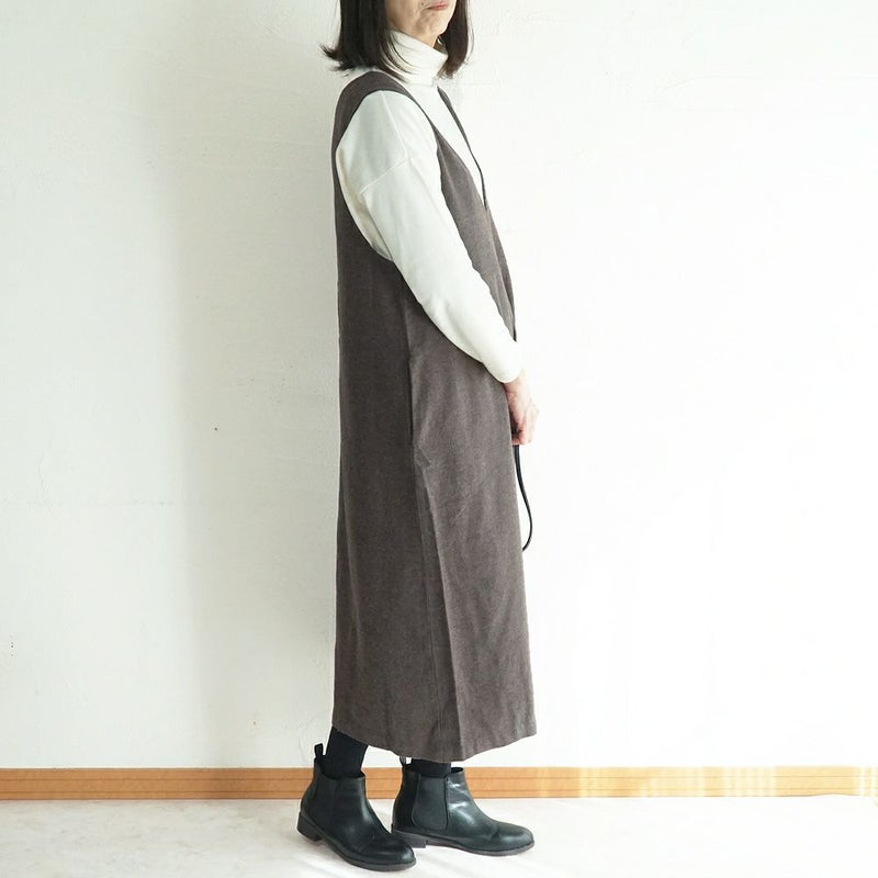 Branch m‘.,ブランチエム,ナチュラル,30代,40代,50代,60代,ゆったり,ワンピース,2wayワンピース,ノースリーブワンピース,Vネックワンピース,ジャンパースカート,ジャンスカ