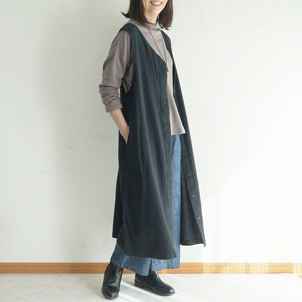 Branch m‘.,ブランチエム,ナチュラル,30代,40代,50代,60代,ゆったり,ワンピース,2wayワンピース,ノースリーブワンピース,Vネックワンピース,ジャンパースカート,ジャンスカ