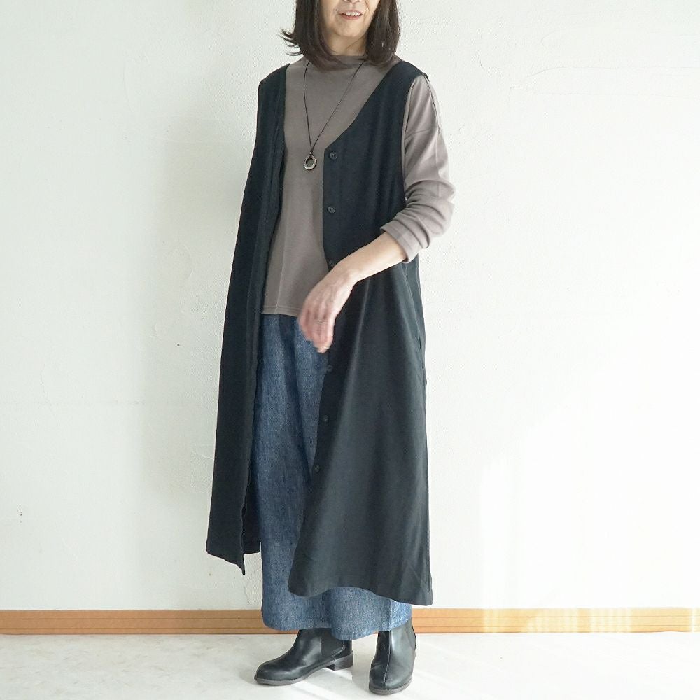 Branch m‘.,ブランチエム,ナチュラル,30代,40代,50代,60代,ゆったり,ワンピース,2wayワンピース,ノースリーブワンピース,Vネックワンピース,ジャンパースカート,ジャンスカ