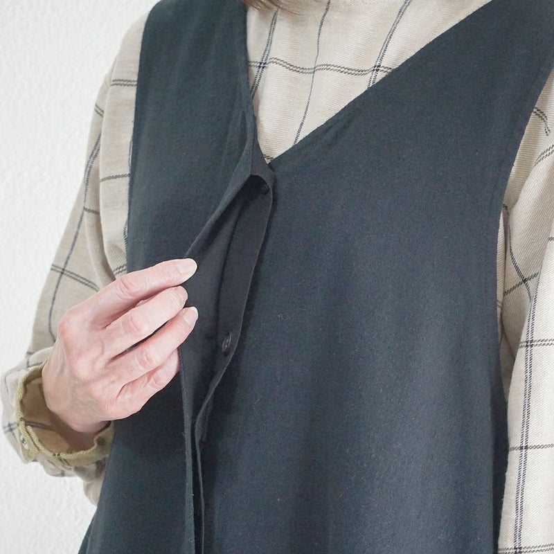 Branch m‘.,ブランチエム,ナチュラル,30代,40代,50代,60代,ゆったり,ワンピース,2wayワンピース,ノースリーブワンピース,Vネックワンピース,ジャンパースカート,ジャンスカ