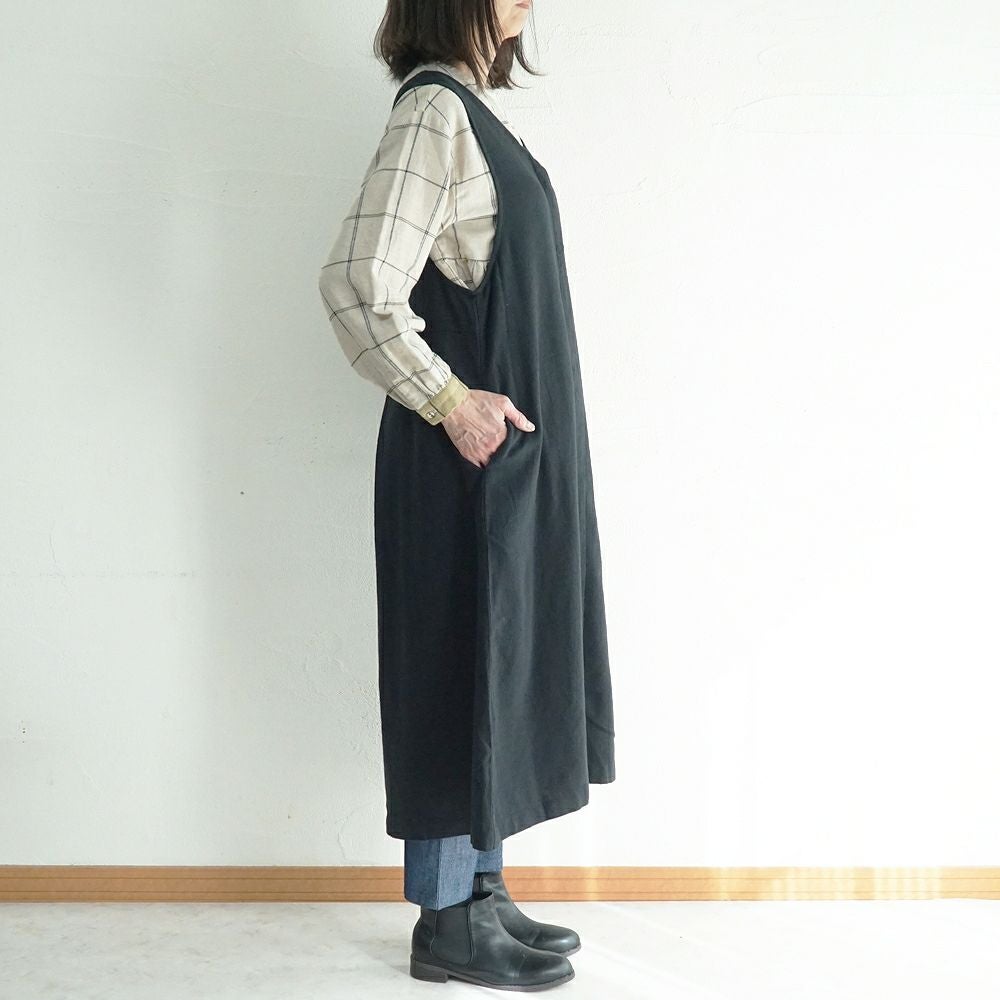 Branch m‘.,ブランチエム,ナチュラル,30代,40代,50代,60代,ゆったり,ワンピース,2wayワンピース,ノースリーブワンピース,Vネックワンピース,ジャンパースカート,ジャンスカ