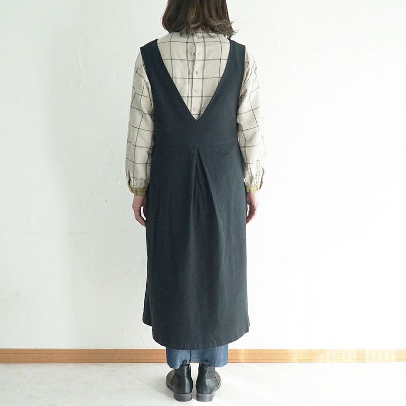 Branch m‘.,ブランチエム,ナチュラル,30代,40代,50代,60代,ゆったり,ワンピース,2wayワンピース,ノースリーブワンピース,Vネックワンピース,ジャンパースカート,ジャンスカ