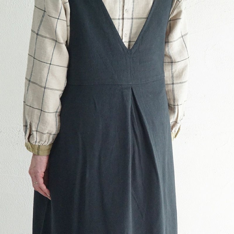 Branch m‘.,ブランチエム,ナチュラル,30代,40代,50代,60代,ゆったり,ワンピース,2wayワンピース,ノースリーブワンピース,Vネックワンピース,ジャンパースカート,ジャンスカ