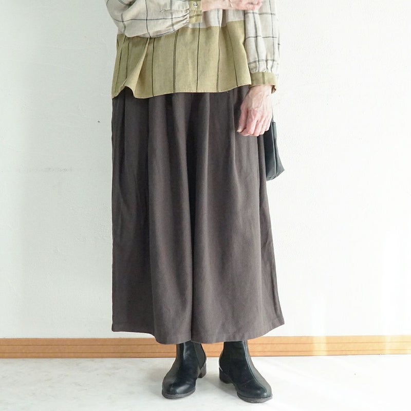 Branch m‘.,ブランチエム,ナチュラル,30代,40代,50代,60代,ゆったり,綿,コットン,コットンリネン,pants,パンツ,ワイドパンツ,