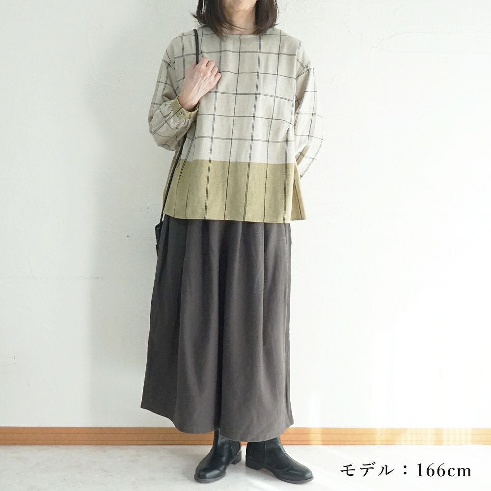 Branch m‘.,ブランチエム,ナチュラル,30代,40代,50代,60代,ゆったり,綿,コットン,コットンリネン,pants,パンツ,ワイドパンツ,