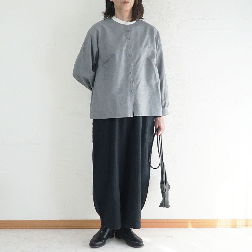 Branch m‘.,ブランチエム,ナチュラル,30代,40代,50代,60代,ゆったり,綿,コットン,コットンリネン,pants,パンツ,ワイドパンツ,サイドポケット,ボウルパンツ,バルーンパンツ