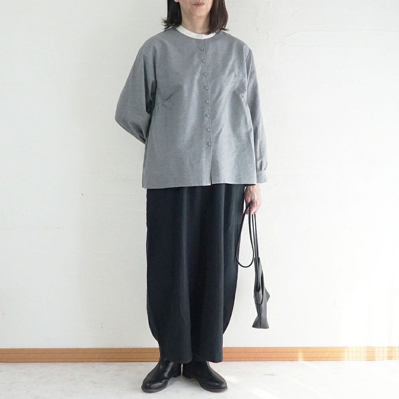 Branch m‘.,ブランチエム,ナチュラル,30代,40代,50代,60代,ゆったり,綿,コットン,コットンリネン,pants,パンツ,ワイドパンツ,サイドポケット,ボウルパンツ,バルーンパンツ