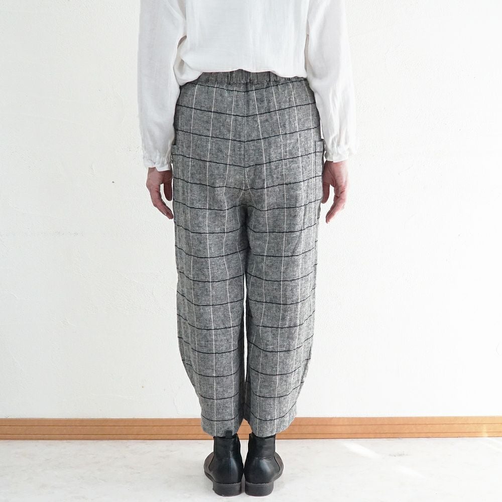 Branch m‘.,ブランチエム,ナチュラル,30代,40代,50代,60代,ゆったり,綿,コットン,コットンリネン,pants,パンツ,ワイドパンツ,サイドポケット,ボウルパンツ,バルーンパンツ