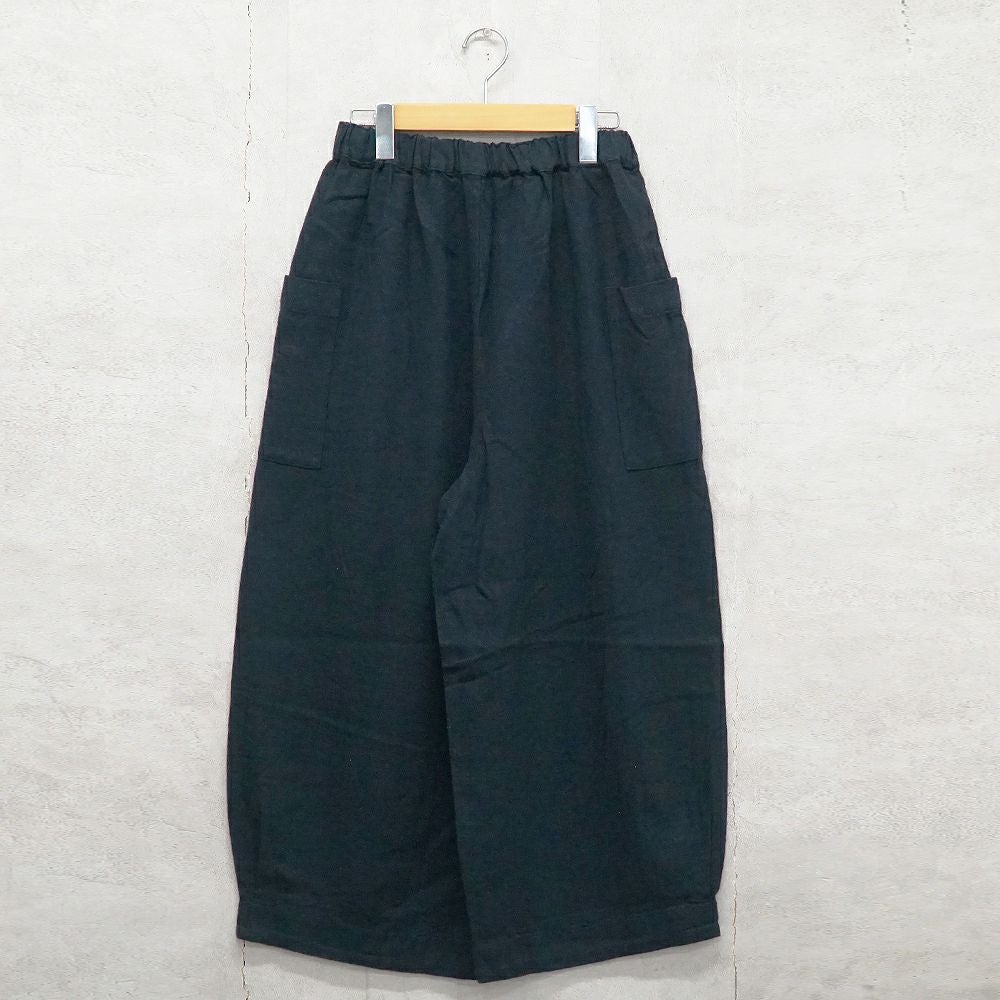 Branch m‘.,ブランチエム,ナチュラル,30代,40代,50代,60代,ゆったり,綿,コットン,コットンリネン,pants,パンツ,ワイドパンツ,サイドポケット,ボウルパンツ,バルーンパンツ