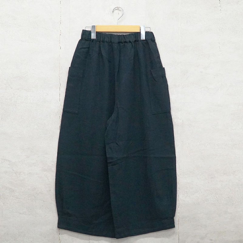 Branch m‘.,ブランチエム,ナチュラル,30代,40代,50代,60代,ゆったり,綿,コットン,コットンリネン,pants,パンツ,ワイドパンツ,サイドポケット,ボウルパンツ,バルーンパンツ