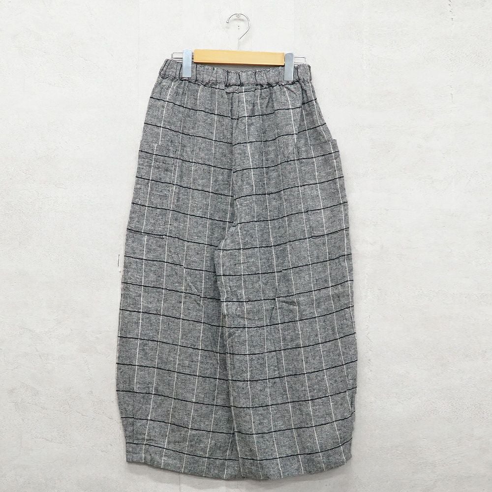 Branch m‘.,ブランチエム,ナチュラル,30代,40代,50代,60代,ゆったり,綿,コットン,コットンリネン,pants,パンツ,ワイドパンツ,サイドポケット,ボウルパンツ,バルーンパンツ