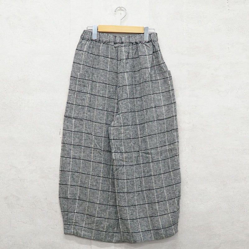 Branch m‘.,ブランチエム,ナチュラル,30代,40代,50代,60代,ゆったり,綿,コットン,コットンリネン,pants,パンツ,ワイドパンツ,サイドポケット,ボウルパンツ,バルーンパンツ