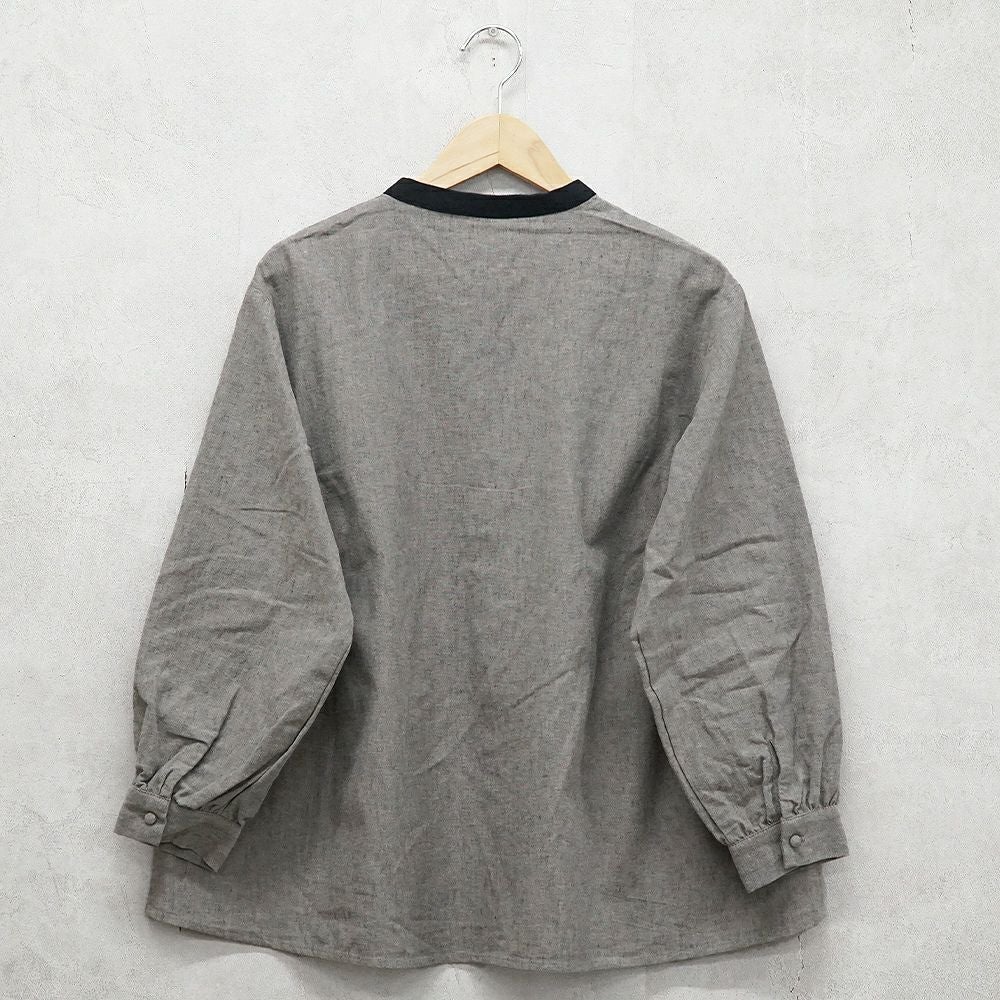 Branch m‘.,ブランチエム,ナチュラル,30代,40代,50代,60代,ゆったり,コットン,綿,リネン,麻,コットンリネン,ブラウス,起毛,起毛ブラウス,配色,配色ブラウス,