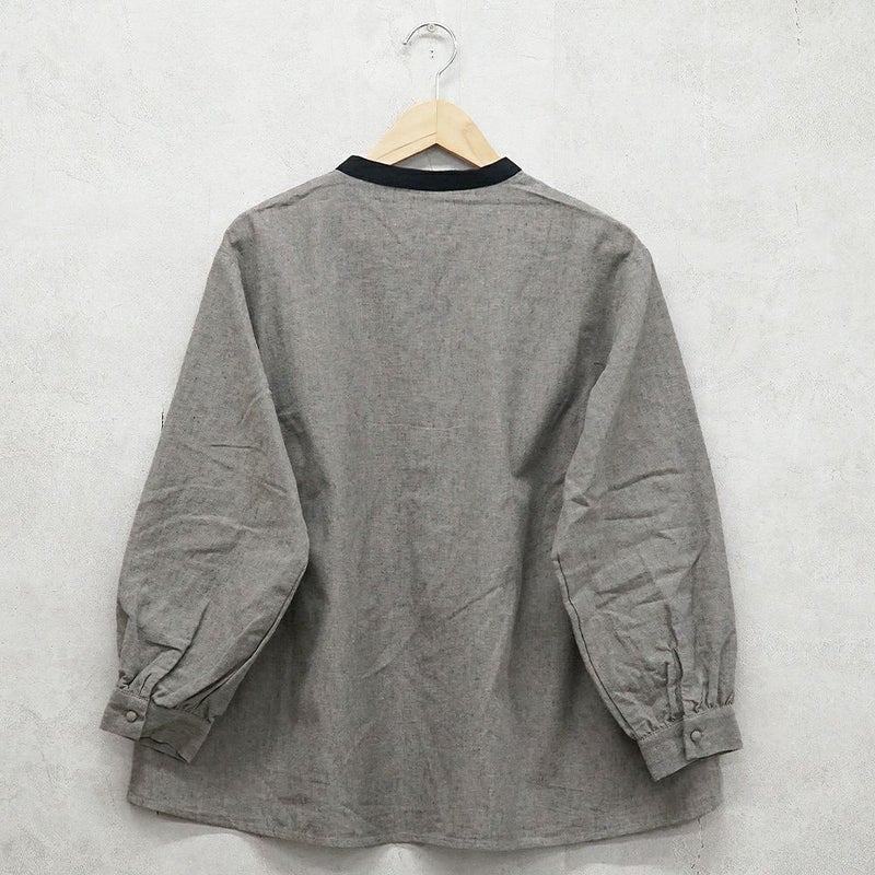 Branch m‘.,ブランチエム,ナチュラル,30代,40代,50代,60代,ゆったり,コットン,綿,リネン,麻,コットンリネン,ブラウス,起毛,起毛ブラウス,配色,配色ブラウス,