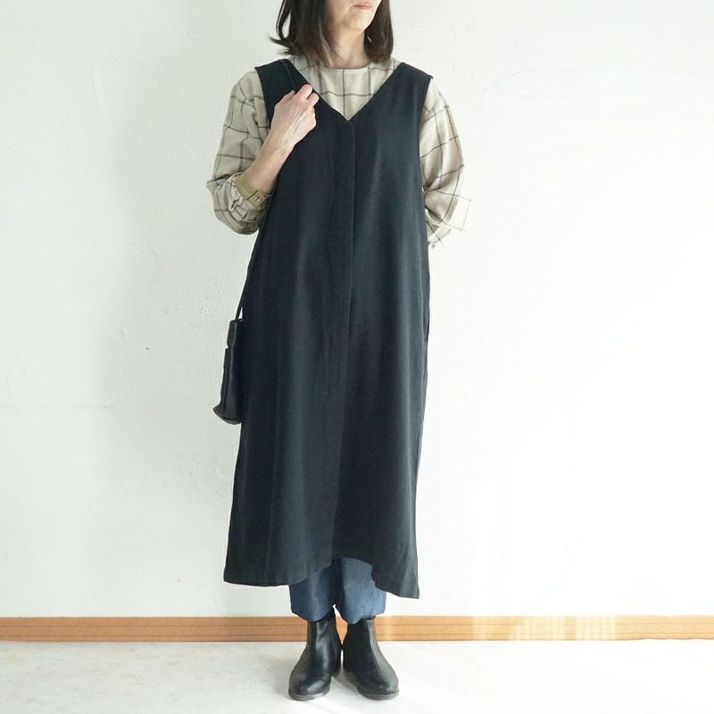 Branch m‘.,ブランチエム,ナチュラル,30代,40代,50代,60代,ゆったり,コットン,綿,リネン,麻,コットンリネン,ブラウス,チェック,チェックブラウス,配色,配色ブラウス,起毛ブラウス,起毛,プルオーバーブラウス,プルオーバー