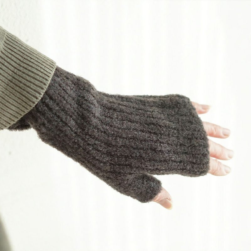 Branch m‘.,ブランチエム,ナチュラル,30代,40代,50代,60代,ゆったり,温活,アームウォーマー,手袋,ウォーマー,ウール,毛,メゾンブランシュ,MAISON BLANCHE,ハンドウォーマー,