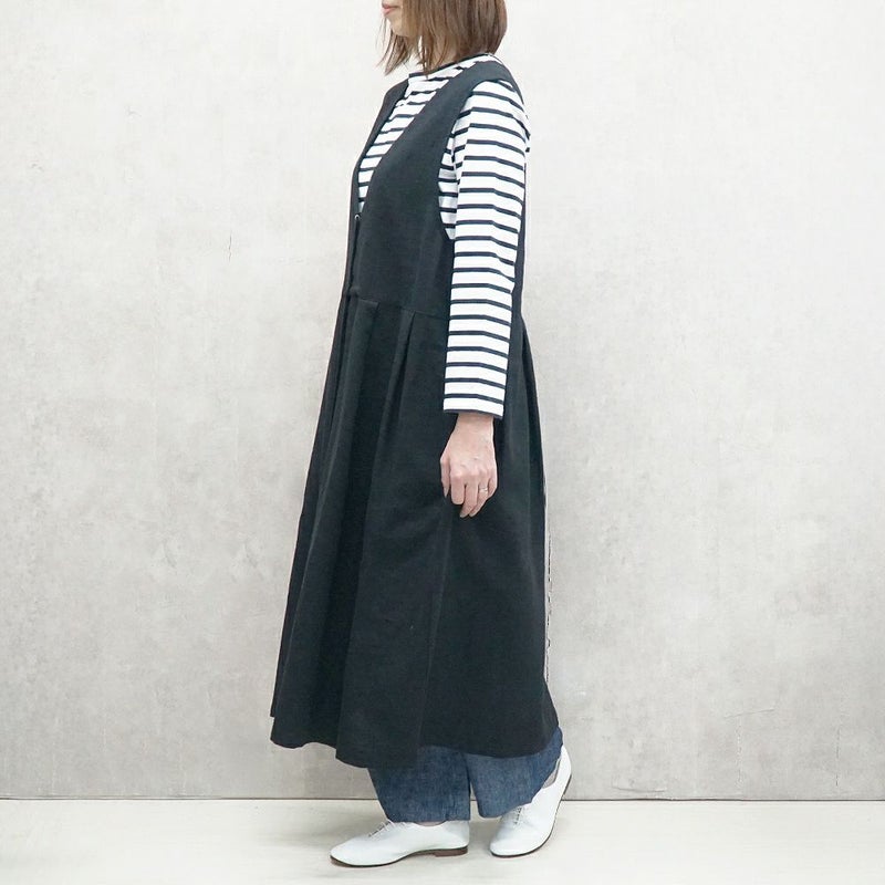 Branch m‘.,ブランチエム,ナチュラル,30代,40代,50代,60代,リネン,ゆったり,ワンピース,コットンリネンワンピース,コットンリネン,2way,2wayワンピース,ノースリーブワンピース,ジャンパースカート,フォーマル,オケージョン,セットアップ