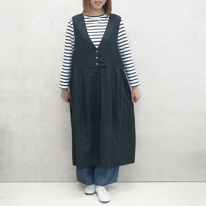 Branch m‘.,ブランチエム,ナチュラル,30代,40代,50代,60代,リネン,ゆったり,ワンピース,コットンリネンワンピース,コットンリネン,2way,2wayワンピース,ノースリーブワンピース,ジャンパースカート,フォーマル,オケージョン,セットアップ