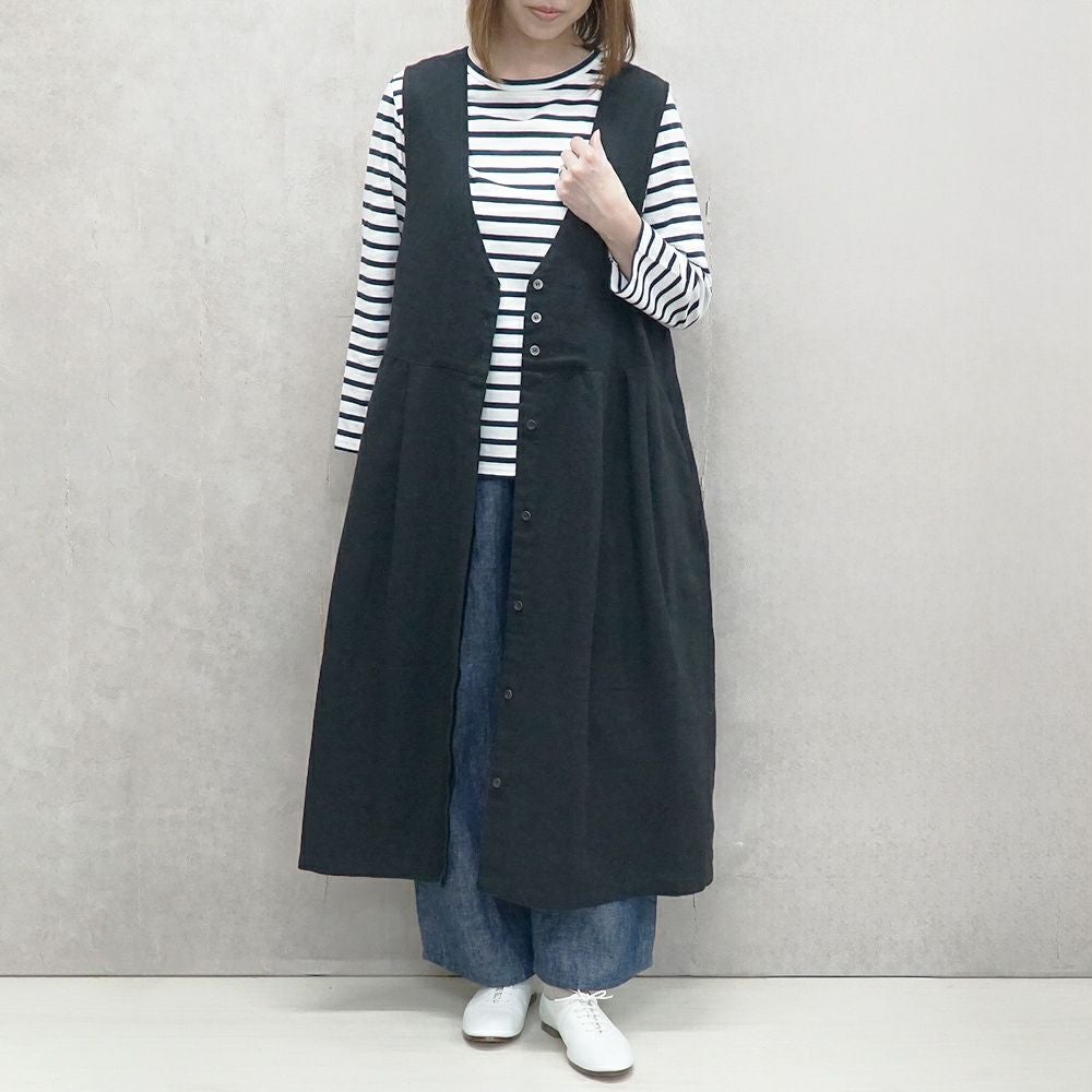 Branch m‘.,ブランチエム,ナチュラル,30代,40代,50代,60代,リネン,ゆったり,ワンピース,コットンリネンワンピース,コットンリネン,2way,2wayワンピース,ノースリーブワンピース,ジャンパースカート,フォーマル,オケージョン,セットアップ