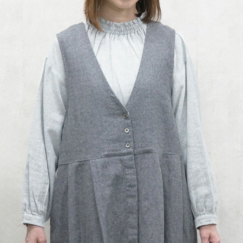 Branch m‘.,ブランチエム,ナチュラル,30代,40代,50代,60代,リネン,ゆったり,ワンピース,コットンリネンワンピース,コットンリネン,2way,2wayワンピース,ノースリーブワンピース,ジャンパースカート,フォーマル,オケージョン,セットアップ