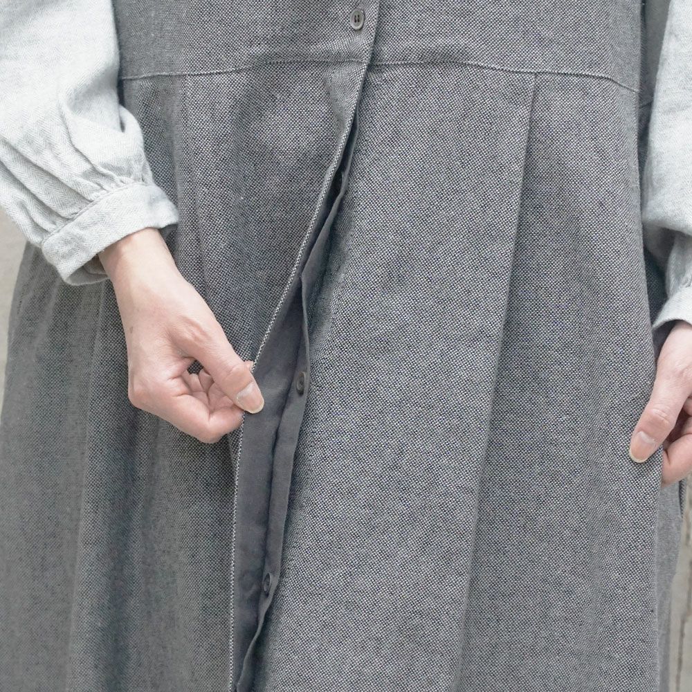 Branch m‘.,ブランチエム,ナチュラル,30代,40代,50代,60代,リネン,ゆったり,ワンピース,コットンリネンワンピース,コットンリネン,2way,2wayワンピース,ノースリーブワンピース,ジャンパースカート,フォーマル,オケージョン,セットアップ